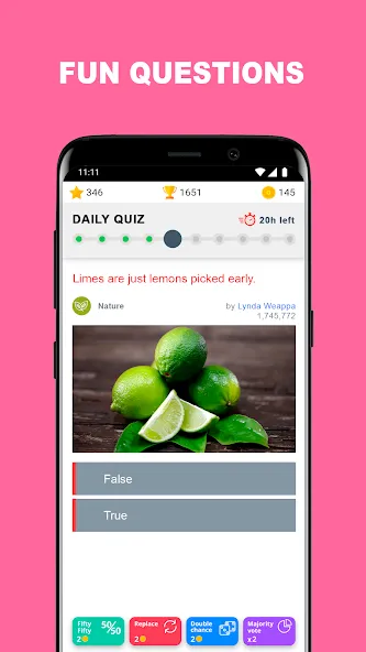 Скачать взломанную QuizzClub. Quiz & Trivia game (КвиззКлуб)  [МОД Mega Pack] — последняя версия apk на Андроид screen 2