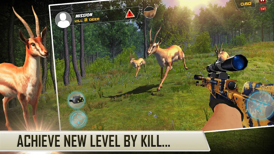 Скачать взлом Dino Hunting Sniper Shooter 3D  [МОД Menu] — последняя версия apk на Андроид screen 4