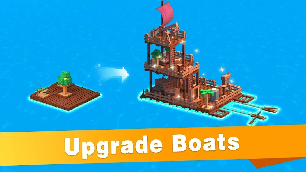 Скачать взломанную Idle Arks: Build at Sea (Айдл)  [МОД Unlimited Money] — полная версия apk на Андроид screen 2