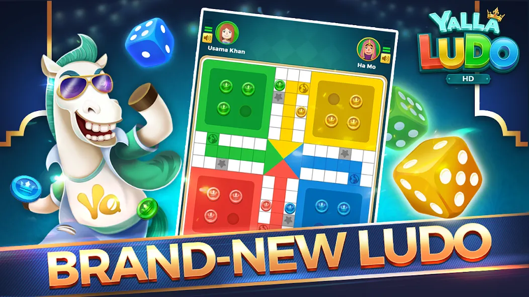 Взлом Yalla Ludo HD (Ялла Лудо )  [МОД Unlocked] — последняя версия apk на Андроид screen 1