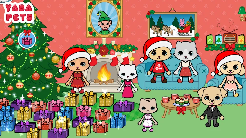 Скачать взлом Yasa Pets Christmas (Яса Петс Кристмас)  [МОД Много монет] — последняя версия apk на Андроид screen 3