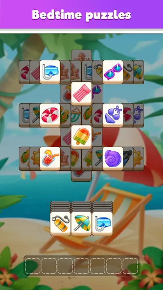 Взлом Tile Match Puzzle: Triple Game (Тайл Матч Пазл)  [МОД Mega Pack] — полная версия apk на Андроид screen 4