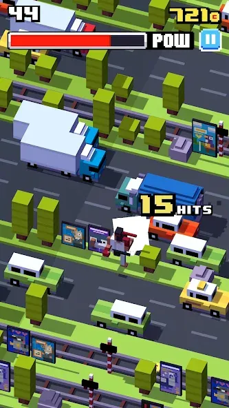 Скачать взломанную Crossy Road (Кросси Роуд)  [МОД Mega Pack] — полная версия apk на Андроид screen 2