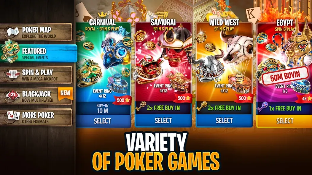 Взломанная Governor of Poker 3 — Texas  [МОД Unlimited Money] — последняя версия apk на Андроид screen 2