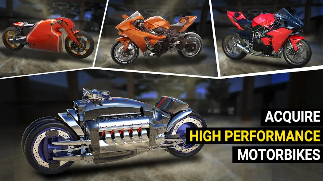 Взломанная Speed Moto Dash:Real Simulator (Спид Мото Дэш)  [МОД Unlocked] — полная версия apk на Андроид screen 3