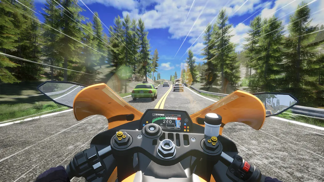 Взломанная Speed Moto Dash:Real Simulator (Спид Мото Дэш)  [МОД Unlocked] — полная версия apk на Андроид screen 5