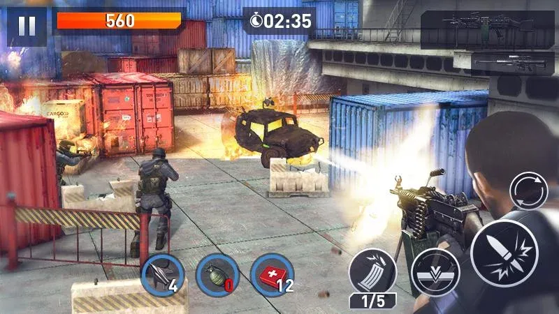 Взлом Elite Killer: SWAT  [МОД Mega Pack] — последняя версия apk на Андроид screen 1