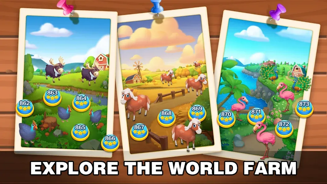 Скачать взлом Solitaire Farm: Card Games (Соляр Фарм)  [МОД Все открыто] — полная версия apk на Андроид screen 5