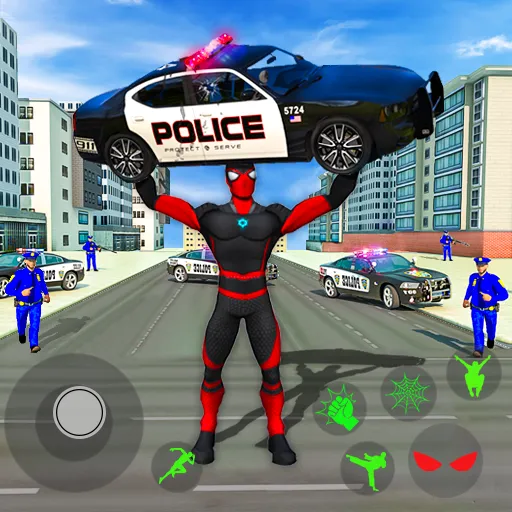 Взлом Spider Miami Rope Hero Ninja  [МОД Бесконечные монеты] — полная версия apk на Андроид screen 1