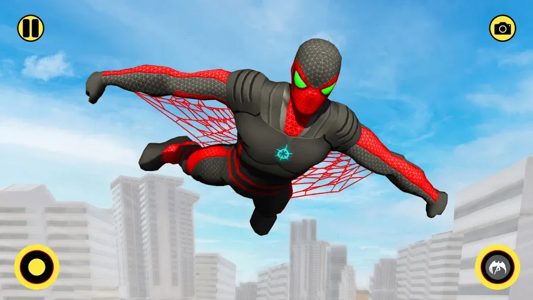 Взлом Spider Miami Rope Hero Ninja  [МОД Бесконечные монеты] — полная версия apk на Андроид screen 4