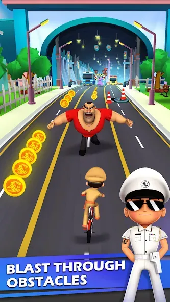 Скачать взлом Little Singham Cycle Race (Литл Сингам Велосипедная Гонка)  [МОД Unlimited Money] — последняя версия apk на Андроид screen 3