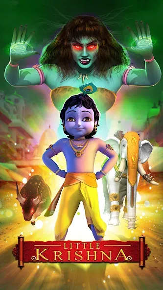 Взломанная Little Krishna (Литтл Кришна)  [МОД Все открыто] — последняя версия apk на Андроид screen 1