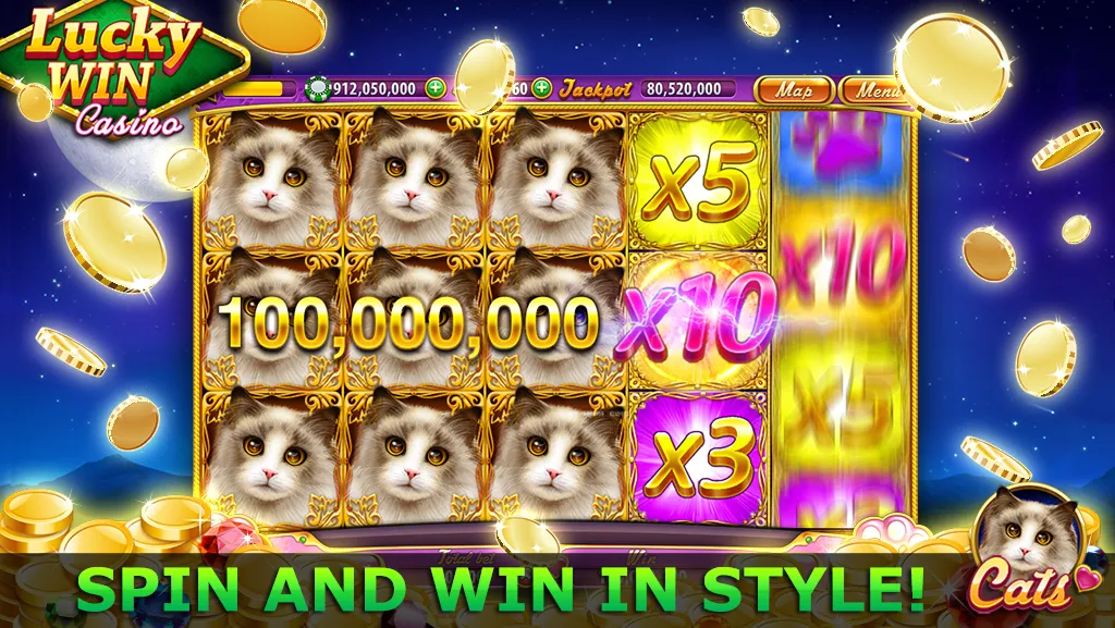 Взломанная Lucky Win Casino™ SLOTS GAME (Лаки Вин казино СЛОТЫ ИГРА)  [МОД Много денег] — стабильная версия apk на Андроид screen 1