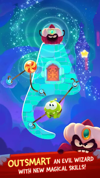 Скачать взломанную Cut the Rope: Magic (Кат зе Роуп)  [МОД Все открыто] — полная версия apk на Андроид screen 2