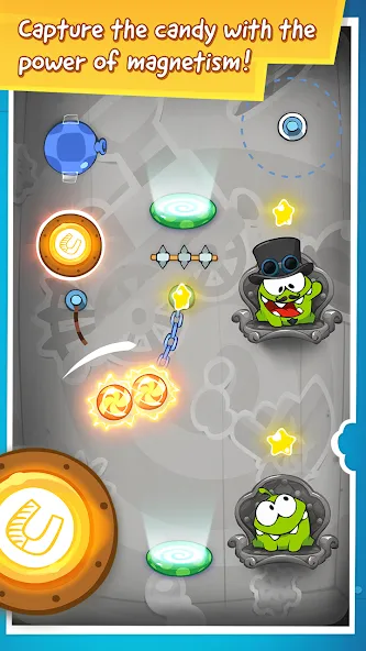 Взломанная Cut the Rope: Time Travel (Сат зе Роуп)  [МОД Меню] — полная версия apk на Андроид screen 2