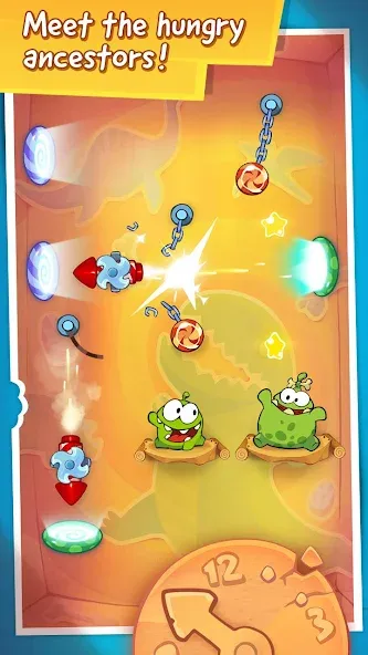 Взломанная Cut the Rope: Time Travel (Сат зе Роуп)  [МОД Меню] — полная версия apk на Андроид screen 4