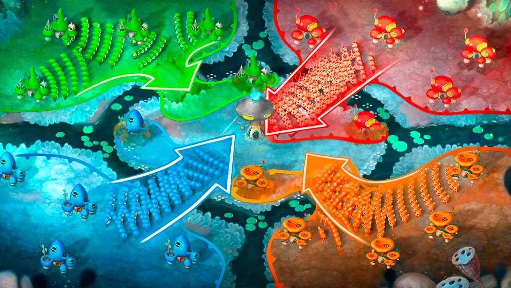 Взлом Mushroom Wars 2: RTS Strategy (Мушрум Варс 2)  [МОД Меню] — стабильная версия apk на Андроид screen 4