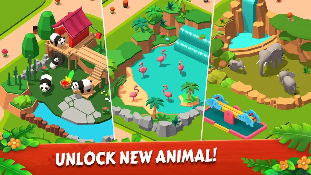 Взломанная Zoo Tile — Match Puzzle Game (Зу Тайл)  [МОД Unlocked] — последняя версия apk на Андроид screen 1