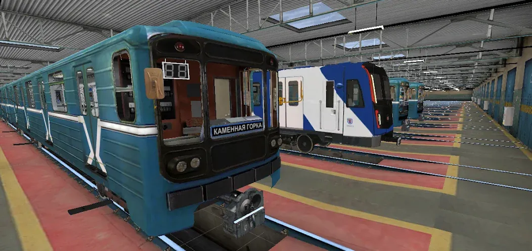 Скачать взломанную Minsk Subway Simulator  [МОД Unlimited Money] — последняя версия apk на Андроид screen 1