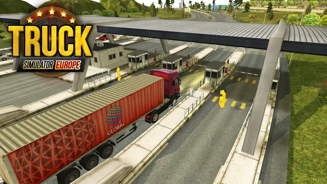 Скачать взлом Truck Simulator : Europe  [МОД Unlimited Money] — стабильная версия apk на Андроид screen 1