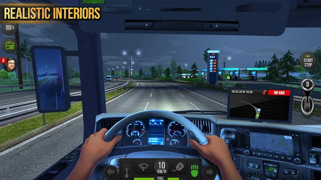 Скачать взлом Truck Simulator : Europe  [МОД Unlimited Money] — стабильная версия apk на Андроид screen 4