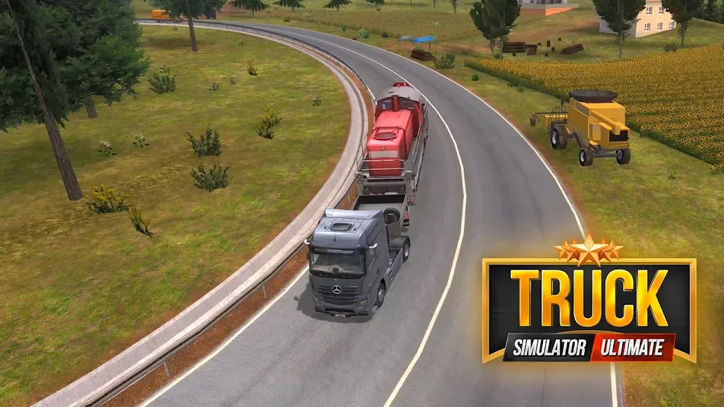 Взлом Truck Simulator : Ultimate (Трак Симулятор)  [МОД Mega Pack] — полная версия apk на Андроид screen 3