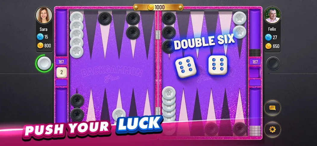 Скачать взлом Backgammon Plus — Board Game (Бэкгаммон Плюс)  [МОД Unlimited Money] — стабильная версия apk на Андроид screen 4