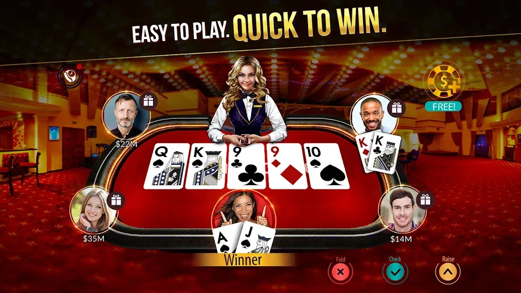 Взлом Zynga Poker ™ – Texas Holdem (Зинга Покер)  [МОД Меню] — последняя версия apk на Андроид screen 1