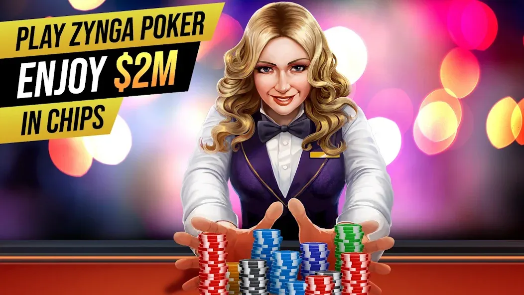 Взлом Zynga Poker ™ – Texas Holdem (Зинга Покер)  [МОД Меню] — последняя версия apk на Андроид screen 2