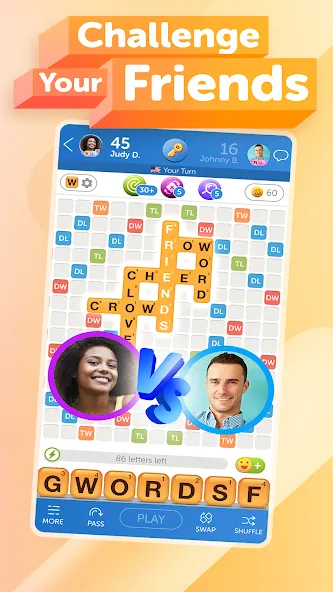 Взломанная Words With Friends 2 Word Game (Вордс вит Френдс 2 Классик)  [МОД Unlimited Money] — стабильная версия apk на Андроид screen 2