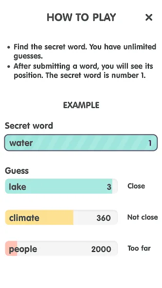 Скачать взлом Contexto: Popular Words Game (Контекст)  [МОД Unlocked] — стабильная версия apk на Андроид screen 5