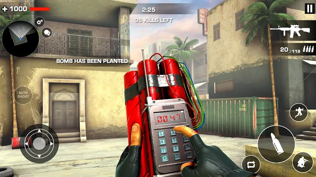 Скачать взлом Cover Strike Ops FPS Gun Games  [МОД Unlocked] — полная версия apk на Андроид screen 2