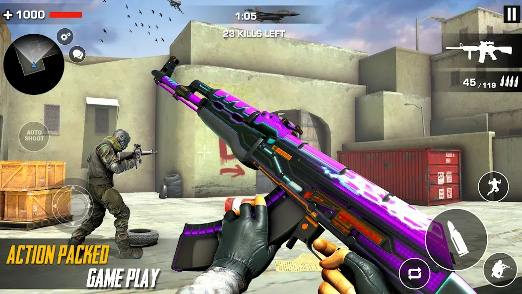 Скачать взлом Cover Strike Ops FPS Gun Games  [МОД Unlocked] — полная версия apk на Андроид screen 3