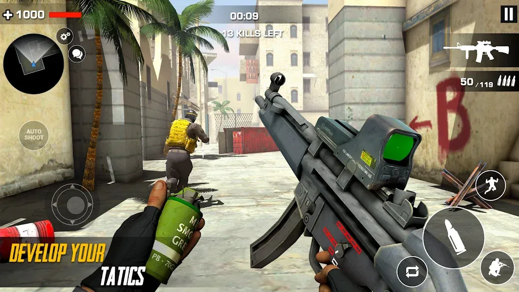 Скачать взлом Cover Strike Ops FPS Gun Games  [МОД Unlocked] — полная версия apk на Андроид screen 4