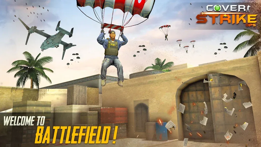 Скачать взлом Cover Strike Ops FPS Gun Games  [МОД Unlocked] — полная версия apk на Андроид screen 5