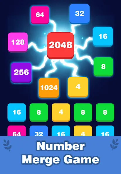 Взлом 2248 Number block puzzle 2048 (Две тысячи двести сорок восемь)  [МОД Unlocked] — стабильная версия apk на Андроид screen 1