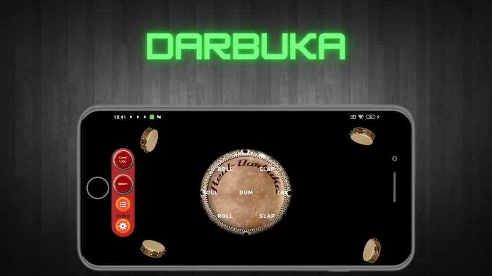 Взломанная Darbuka Instrument (Дарбука Музыка Виртуал)  [МОД Бесконечные монеты] — стабильная версия apk на Андроид screen 1