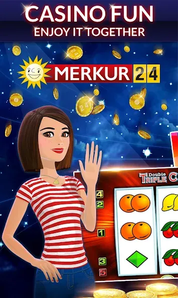 Взлом Merkur24 – Slots & Casino (Меркур24 Казино)  [МОД Unlocked] — стабильная версия apk на Андроид screen 1