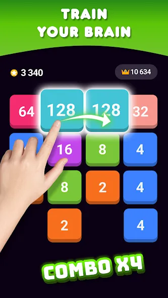 Скачать взлом 2048: Puzzle Game! Merge Block (Две тысячи сорок восемь)  [МОД Все открыто] — стабильная версия apk на Андроид screen 5