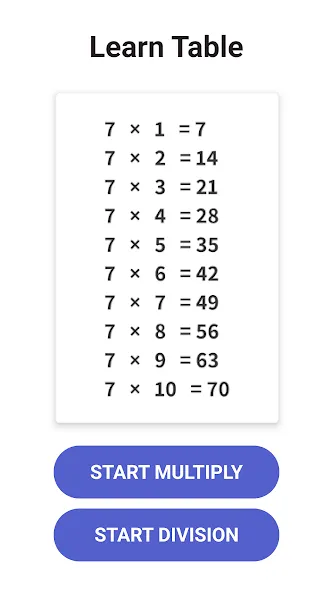 Взлом Multiplication Games Math quiz  [МОД Menu] — стабильная версия apk на Андроид screen 2