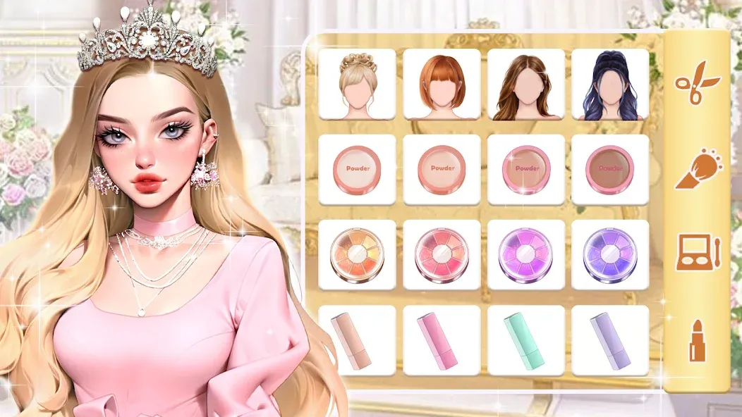 Скачать взлом Makeup Stylist: Makeup Game (Сам сделай макияж)  [МОД Menu] — стабильная версия apk на Андроид screen 2