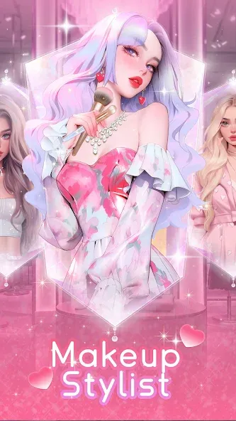 Скачать взлом Makeup Stylist: Makeup Game (Сам сделай макияж)  [МОД Menu] — стабильная версия apk на Андроид screen 4