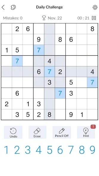 Взлом Sudoku — Classic Sudoku Puzzle  [МОД Много денег] — стабильная версия apk на Андроид screen 1