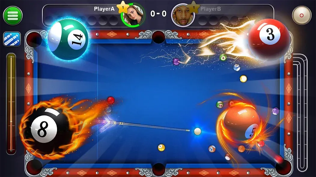 Скачать взломанную 8 Ball Live — Billiards Games (Бол Лайв)  [МОД Menu] — стабильная версия apk на Андроид screen 3