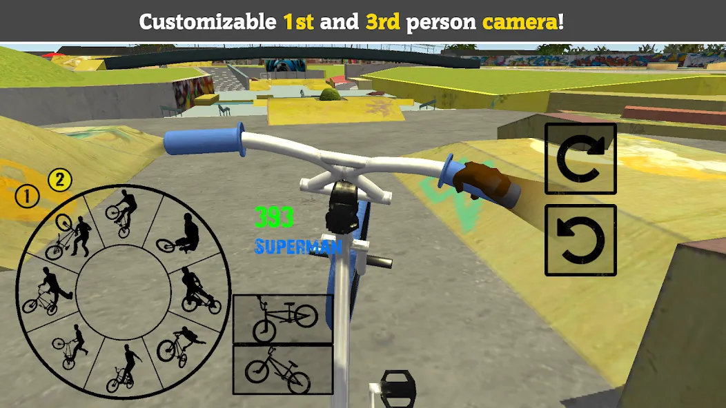 Взлом BMX FE3D 2 (БМХ ФЭ3Д 2)  [МОД Много монет] — стабильная версия apk на Андроид screen 2