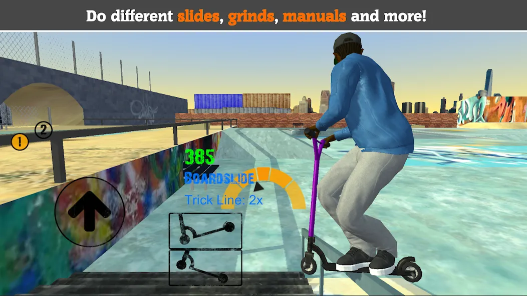 Взлом Scooter FE3D 2 (Скутер ФЭ3Д 2)  [МОД Mega Pack] — стабильная версия apk на Андроид screen 1