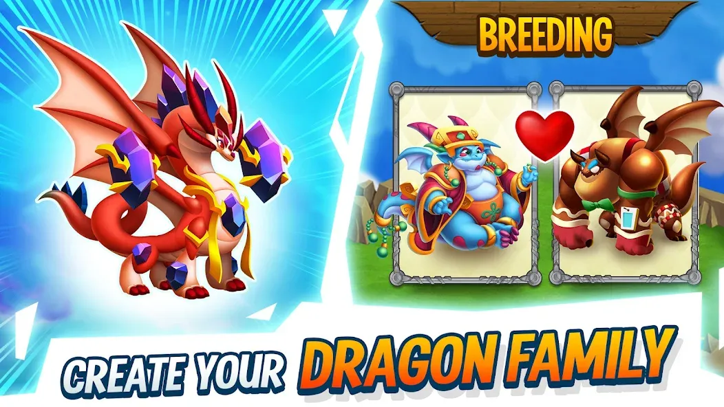 Скачать взлом Dragon City: Mobile Adventure  [МОД Много денег] — стабильная версия apk на Андроид screen 1