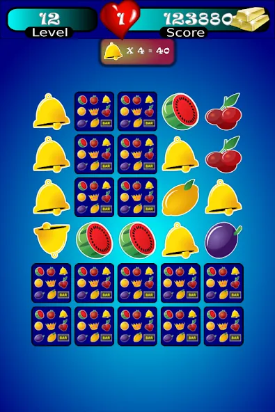 Скачать взломанную Slot Machine Fruit Memory A (Слотмашина Фруктовая Память А)  [МОД Unlimited Money] — стабильная версия apk на Андроид screen 1