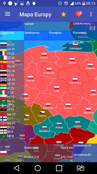 Скачать взломанную Europe map  [МОД Menu] — последняя версия apk на Андроид screen 1