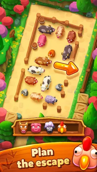 Взлом Farm Jam: Animal Parking Game (Фарм Джам)  [МОД Unlimited Money] — последняя версия apk на Андроид screen 4